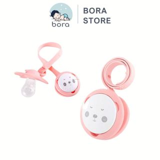  Dây đeo ti giả gặm nướu silicon cho bé  Dài 25cm co dãn  