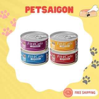 [PATE CHO MÈO] PATE CÁ NGỪ ĐÓNG HỘP FIT4CATS CHO MÈO LON 160G
