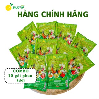 Combo 10 gói phân bón silic 300gram dạng hạt dùng phun tưới
