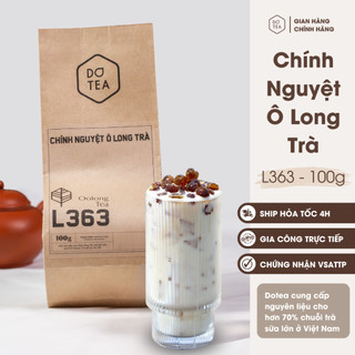 Trà ô long chính nguyệt L363 Dotea 100g chát nhẹ hậu ngọt săc nước vàng trong mùi oolong thuần khiết hương thơm tinh tế