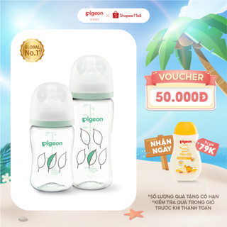 Bình Sữa Softouch T-Ester Plus Thế Hệ III - Chiếc lá 200ml/300ml