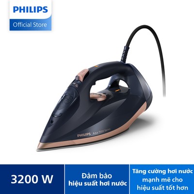 Bàn Ủi Hơi Nước Philips  DST7510/80 đế Steamglide Plus |3200W - Hàng Chính Hãng