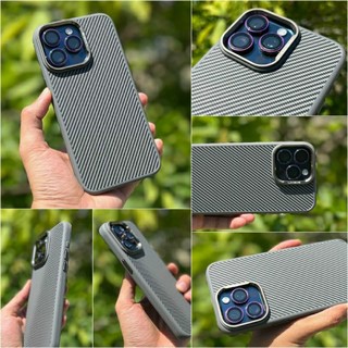 (sẵn ) Ốp lưng iPhone 15 Pro Max - 14 Pro Max - 13 Pro Max Likgus Kevlar Carbon Fiber và bản Magnet sạc từ tính
