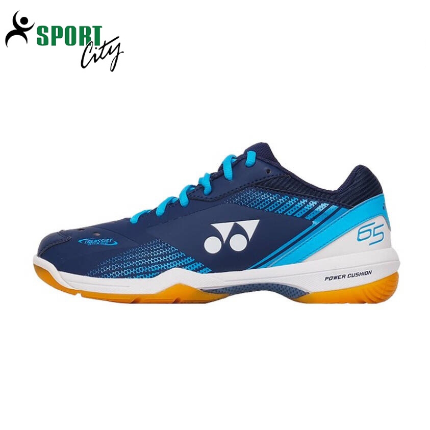 Giày cầu lông chuyên nghiệp Yonex 65z3 màu xanh trắng mẫu mới dành cho nam và nữ bảo hành 12 tháng n