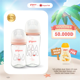 Bình Sữa Softouch T-Ester Plus Thế Hệ III - Giọt sương 200 ml/300ml