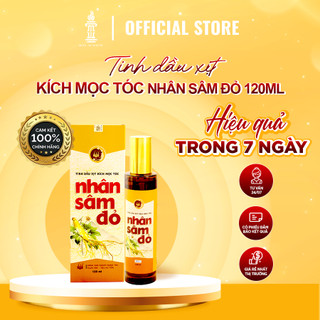 Tinh Dầu Xịt Kích Mọc Tóc Nhân Sâm Đỏ Max Winner Official Hỗ Trợ Giảm Rụng 120ml