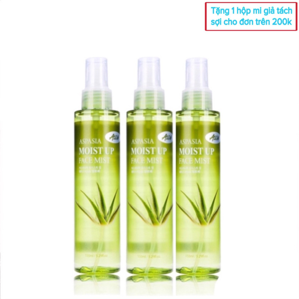 [Chính Hãng] Xịt Khoáng Cấp Ẩm, Dưỡng Da Nha Đam Aspasia Moist Up Face Mist Hàn Quốc 150ml