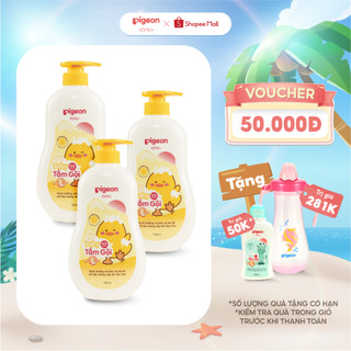 Combo 3 Sữa Tắm/Gội Pigeon 700ml - Bao bì mới