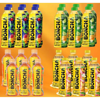 Lốc 6 chai trà mật ong boncha đủ vị - chai 450ml