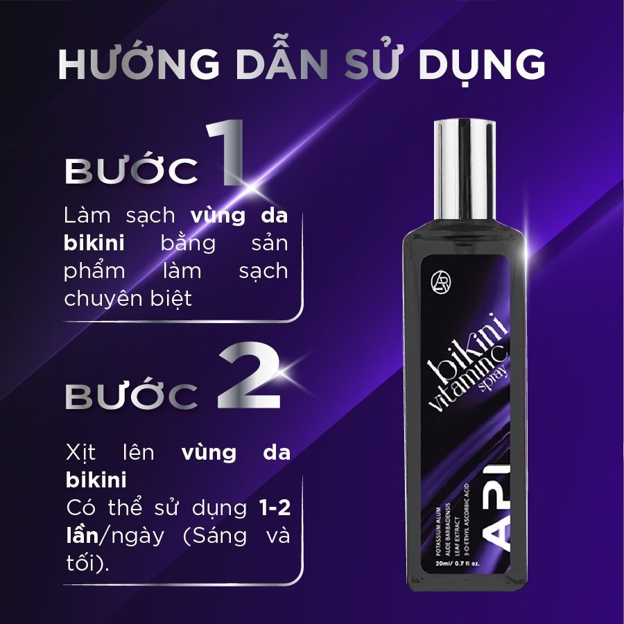Xịt Thơm Vùng Kín Nữ Api Bikini Spays 30ml