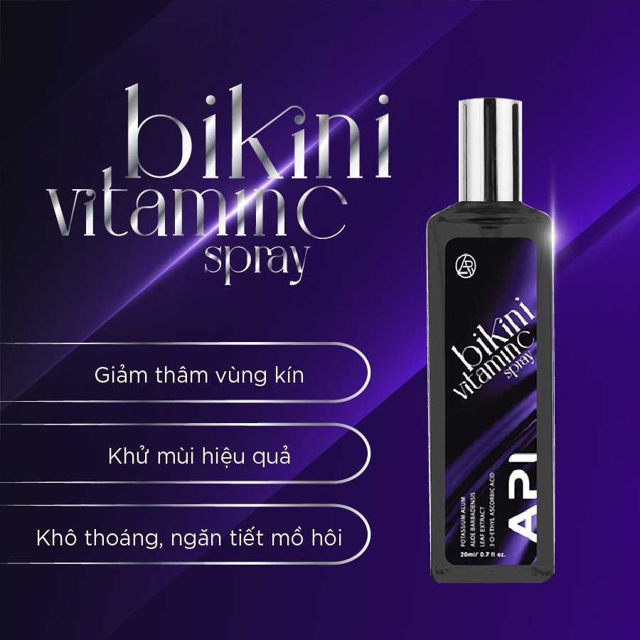 Xịt Thơm Vùng Kín Nữ Api Bikini Spays 30ml