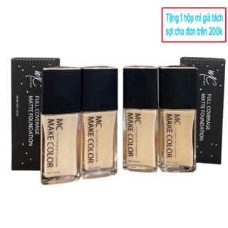 Kem nền MC Make Color kháng nước, lâu trôi, kiềm dầu với chất kem mịn mướt, che phủ tốt