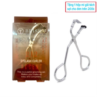 Kẹp Bấm Mi Góc BRISKA 212 Eyelash Curler Accent Nhật Bản - Mi Cong Tự Nhiên Thép Chống Gỉ 