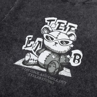Teelab Alter Oversized Cotton Wash Bear Tee TS253