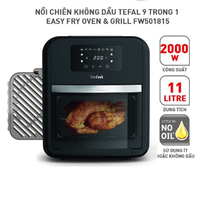 Nồi Chiên Không Dầu Tefal FW501815 đa năng 09 trong 01 - 11 Lít - Hàng Chính Hãng / BH 02 năm