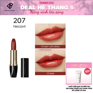 Son Lì PERFECT DIARY Ánh Satin Mềm Mịn Môi 3 gam (Màu mới về)
