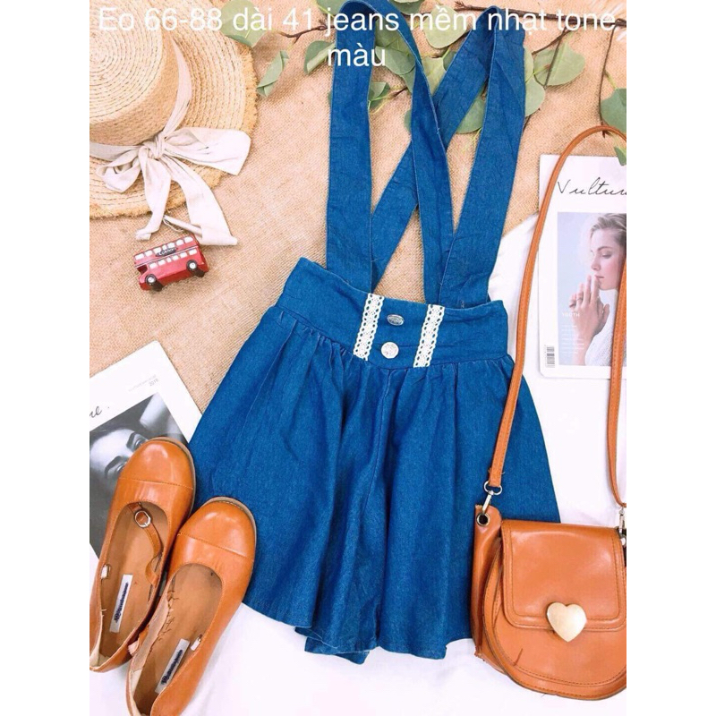 quần váy yếm loli style vintage