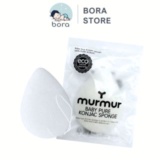 Bông tắm hữu cơ Murmur Konjac Hàn Quốc siêu mềm cho bé