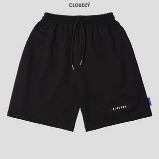 Quần đùi nam nữ nỉ cotton mềm mịn unisex thể thao cao cấp ống rộng bigsize mặc nhà CLOUDZY QS TRƠN