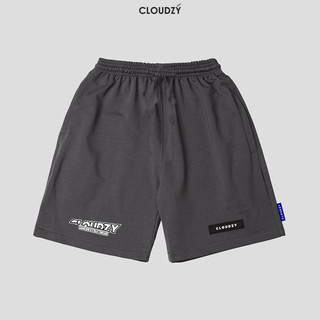 Quần ngố nam nữ nỉ cotton mềm mịn unisex thể thao cao cấp ống rộng bigsize mặc nhà CLOUDZY SHORTCROP