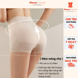  Quần độn mông gen bụng nâng mông tự nhiên không lộ viền J232   MEOW Corset  