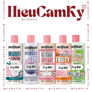 Combo sữa tắm + kem tay + dưỡng thể soap and glory | clean on me | zen | magnifi coco | fruity | righteous 500ml