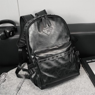 Balo Đen Full Gắn Đinh Cho Nam Nữ Phong Cách Boy Phố