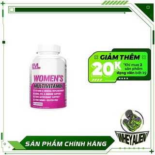 [Sale] Thực Phẩm Bổ Sung Vitamin Thiết Yếu Cho Nữ EVL Women's Multi Vitamin ( 120 viên )