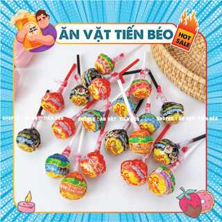 Kẹo mút Chupa Chups hương hỗn hợp với vitamin C, kẹo mút sắc màu Chupa Chups trái cây