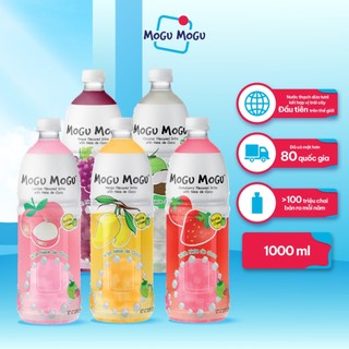[MUA 3 CHAI 1L TẶNG 1 GÓI SS 6G] Nước Thạch Dừa Mogu Mogu 1L Thái Lan Trái Cây Thơm Ngon