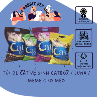 túi 9l cát vệ sinh / luna / meme cho mèo🐶 🐶fat rabbit🐱freeship🐱hỏa tốc nội thành