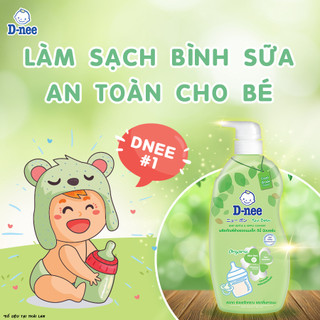 ComBo 5 Chai Nước rửa bình/ xúc bình sữa Dnee Thái Lan 600ml .