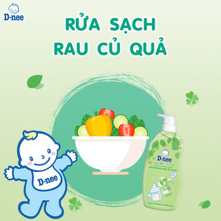 ComBo 5 Chai Nước rửa bình/ xúc bình sữa Dnee Thái Lan 600ml .
