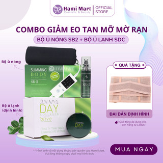 Bộ Giảm Mỡ Vòng Eo Ủ Lạnh Slimming Day Collagen & Bộ Ủ Nóng Slimming Body 2