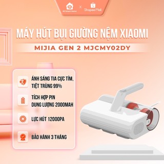 Máy hút bụi diệt khuẩn UV cho ga, nệm, sofa Xiaomi Mijia MJCMY02DY Gen 2, bảo hành 6 tháng