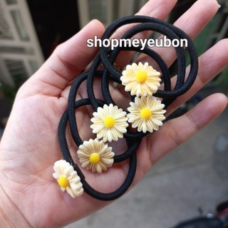 Combo 10 thun cột tóc hoa cúc