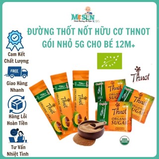 Đường thốt nốt hữu cơ Thnot organic confirel gói nho nhỏ 5g cho bé 12M+