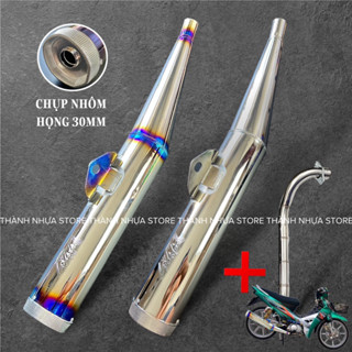 Pô KingRag cho Wave Sirius móc ấm xiken cổ inox