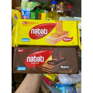 Combo 5 gói bánh nabati kem xốp phô mai - sô cô la thanh 110gam