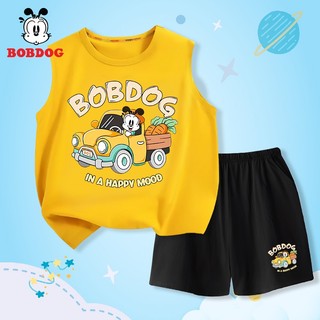 Đồ bộ bé trai BOBDOG áo ba lỗ quần thun cotton mới -BD-BDO34 cute dễ thương cho bé