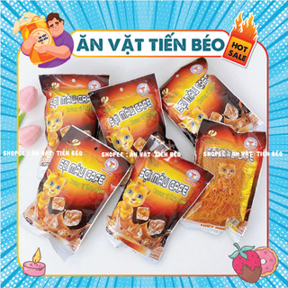 Snack sợi màu cafe tăm cay sợi hot, đồ ăn vặt tuổi thơ, ăn vặt hot