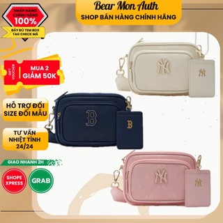 Túi Đeo Chéo MLB Retro Dark Pattern Presbyopia Crossbody Bag Trendy 7Acrmd04 Màu Hồng Trắng Xanh Navy