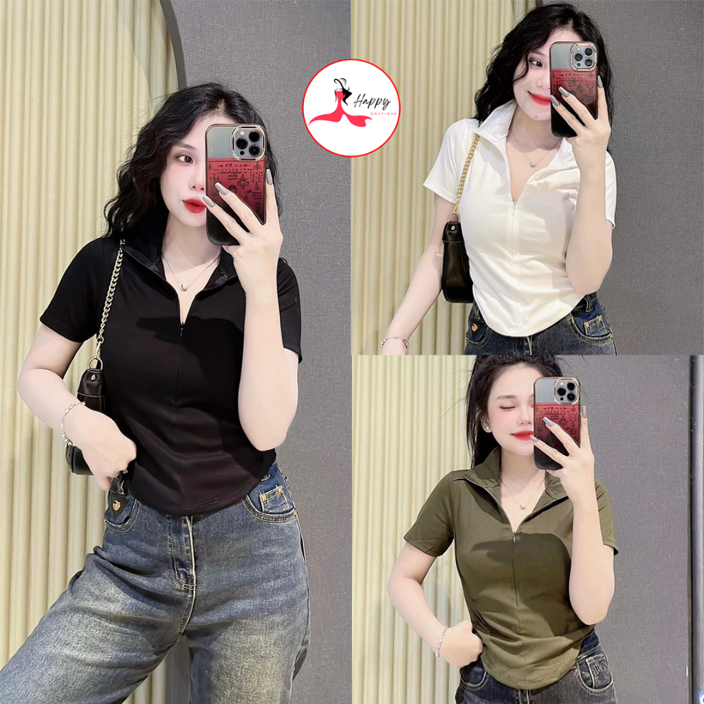 Áo Thun Ôm Nhiều Mẫu Borip Form Tôn Dáng, Từ 40kg đến 55kg, Chất Cotton Mềm mịn Co Dãn, Không Bó Sát | BigBuy360 - bigbuy360.vn