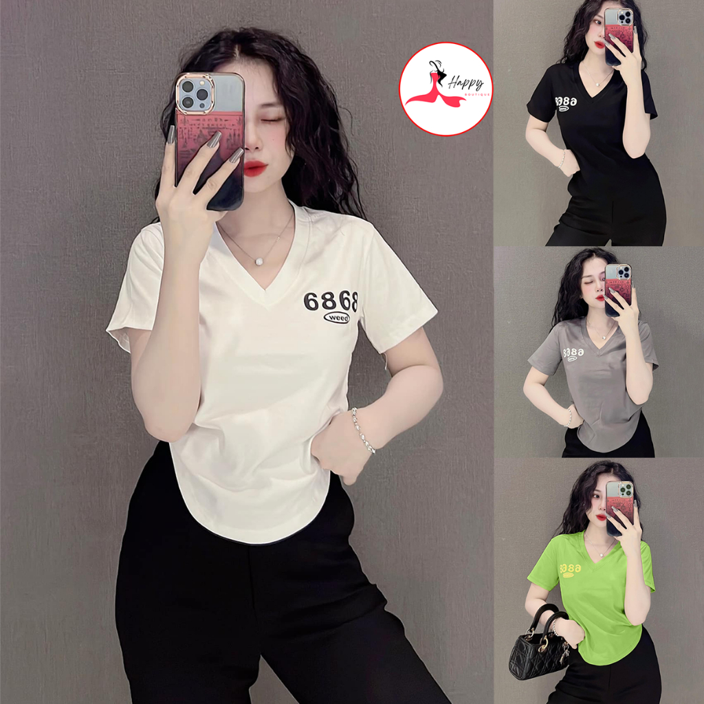Áo Thun Ôm Nhiều Mẫu Borip Form Tôn Dáng, Từ 40kg đến 55kg, Chất Cotton Mềm mịn Co Dãn, Không Bó Sát | BigBuy360 - bigbuy360.vn