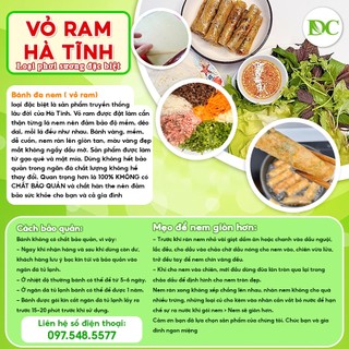 Bánh đa nem Hà Tĩnh hút chân không