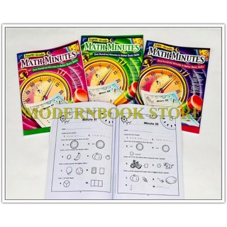Math minutes Level 1- 8 ( trọn bộ 8q )