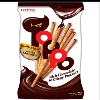 Bánh toppo hương vani gói 132g