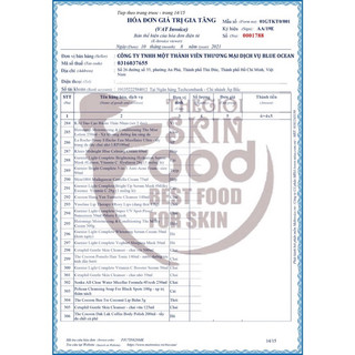 Combo 5 Sample Gar nier, serum garni er màu xanh 7.5ml