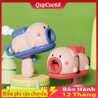Đồ chơi súng ném bóng dính heo dễ thương , súng bắn phi tiêu cho bé combo bảng phi tiêu cho bé
