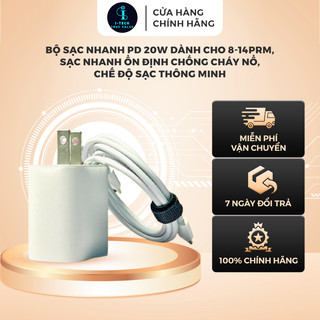 Bộ sạc nhanh PD 20W Dành Cho 8-14prm, Sạc Nhanh Ổn Định Chống Cháy Nổ , Chế Độ Sạc Thông Minh